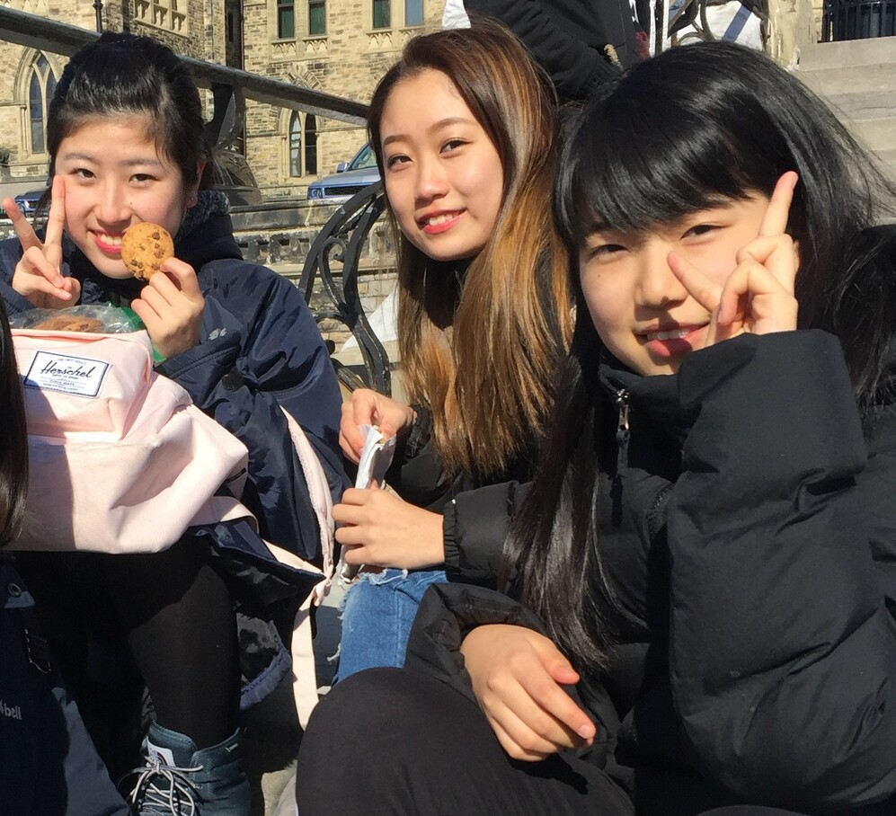 Students from Japan in Ottawa