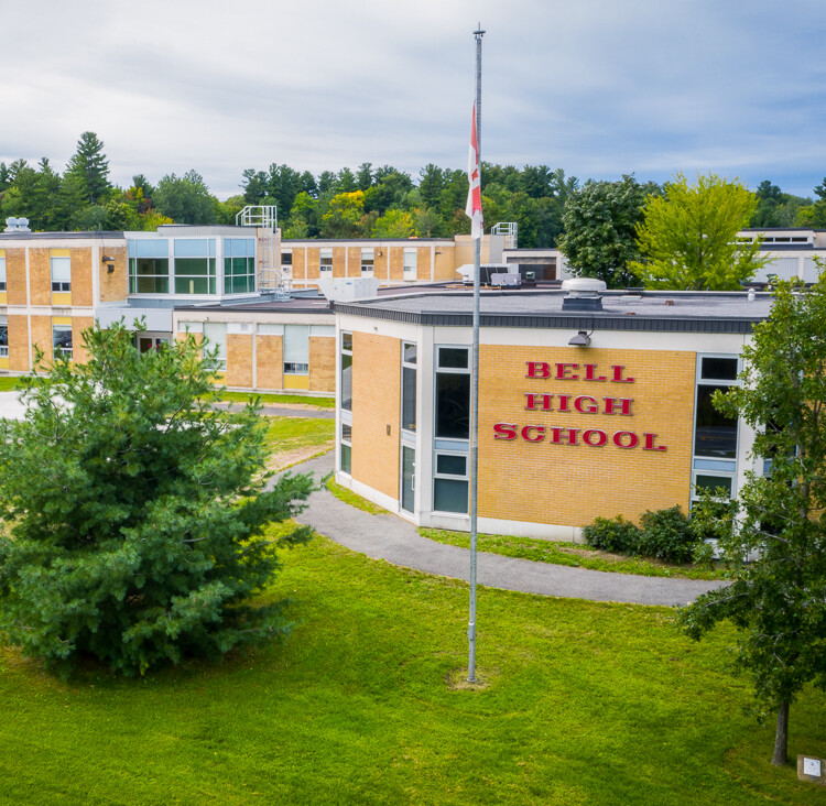 exterior of bell high school